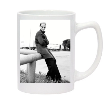 Amber Valletta 14oz White Statesman Mug