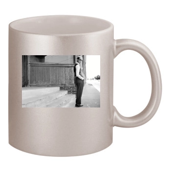 Amber Valletta 11oz Metallic Silver Mug