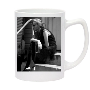 Amber Valletta 14oz White Statesman Mug