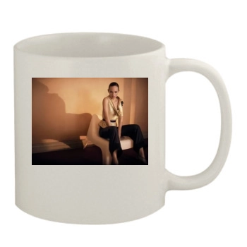 Amber Valletta 11oz White Mug