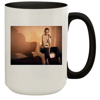 Amber Valletta 15oz Colored Inner & Handle Mug