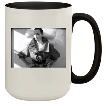 Amber Valletta 15oz Colored Inner & Handle Mug