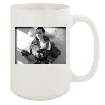 Amber Valletta 15oz White Mug