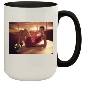 Amber Valletta 15oz Colored Inner & Handle Mug