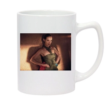 Amber Valletta 14oz White Statesman Mug