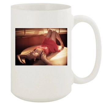 Amber Valletta 15oz White Mug