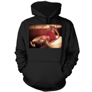 Amber Valletta Mens Pullover Hoodie Sweatshirt