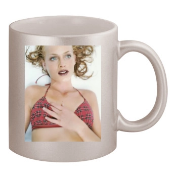 Amber Valletta 11oz Metallic Silver Mug