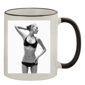 Amber Valletta 11oz Colored Rim & Handle Mug