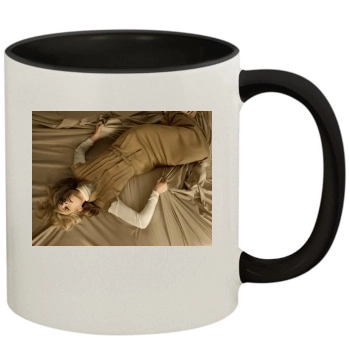 Amber Valletta 11oz Colored Inner & Handle Mug