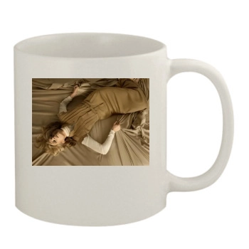 Amber Valletta 11oz White Mug