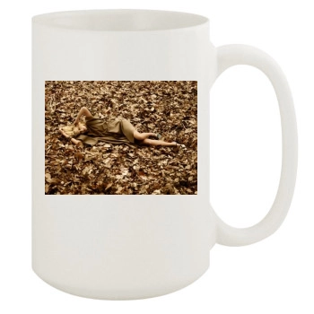 Amber Valletta 15oz White Mug