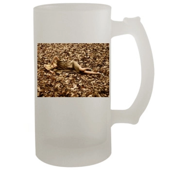 Amber Valletta 16oz Frosted Beer Stein