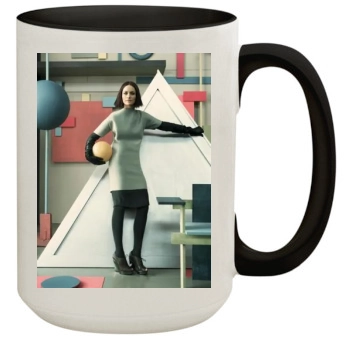 Amber Valletta 15oz Colored Inner & Handle Mug