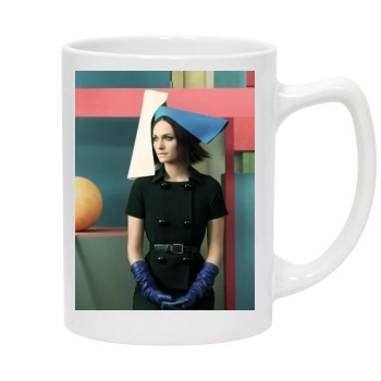 Amber Valletta 14oz White Statesman Mug