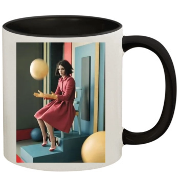 Amber Valletta 11oz Colored Inner & Handle Mug