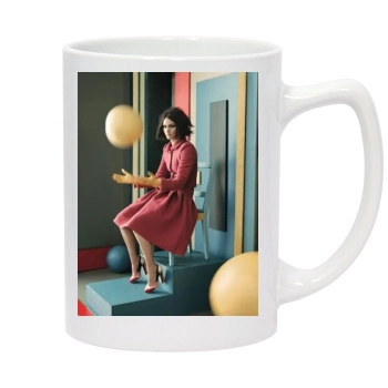 Amber Valletta 14oz White Statesman Mug