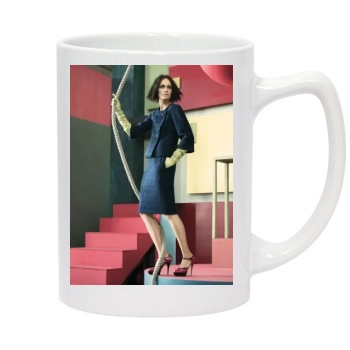 Amber Valletta 14oz White Statesman Mug