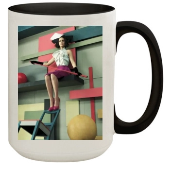 Amber Valletta 15oz Colored Inner & Handle Mug