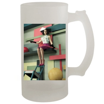 Amber Valletta 16oz Frosted Beer Stein