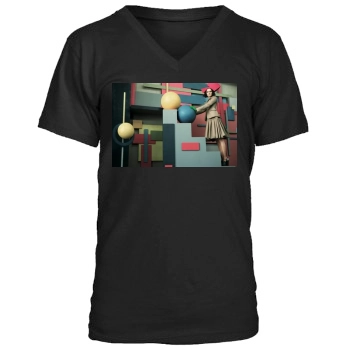 Amber Valletta Men's V-Neck T-Shirt