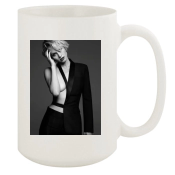 Amber Valletta 15oz White Mug