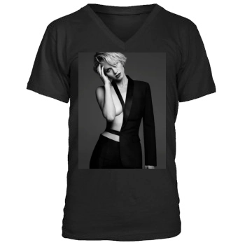 Amber Valletta Men's V-Neck T-Shirt