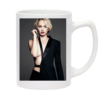 Amber Valletta 14oz White Statesman Mug