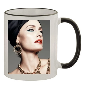 Amber Valletta 11oz Colored Rim & Handle Mug