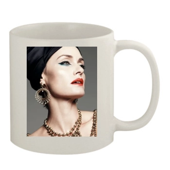 Amber Valletta 11oz White Mug