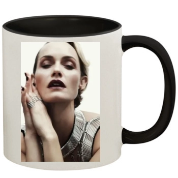 Amber Valletta 11oz Colored Inner & Handle Mug