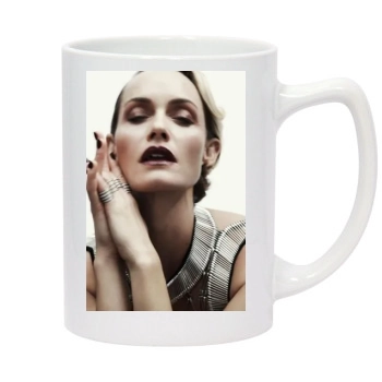 Amber Valletta 14oz White Statesman Mug