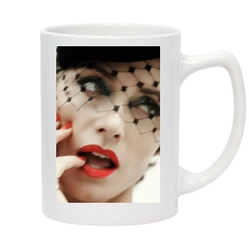 Amber Valletta 14oz White Statesman Mug