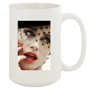 Amber Valletta 15oz White Mug