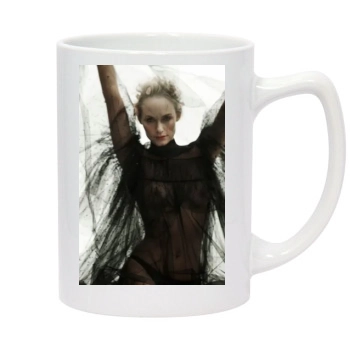 Amber Valletta 14oz White Statesman Mug