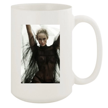 Amber Valletta 15oz White Mug