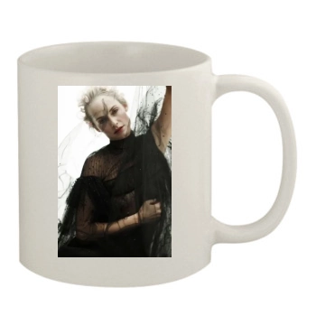 Amber Valletta 11oz White Mug