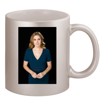 Amy Adams 11oz Metallic Silver Mug