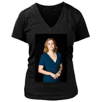 Amy Adams Women's Deep V-Neck TShirt