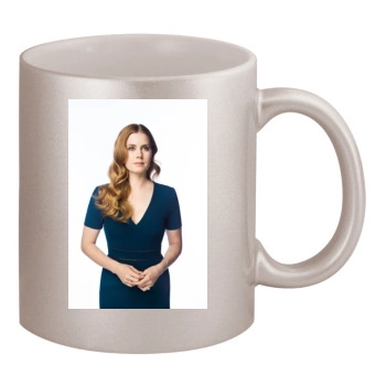 Amy Adams 11oz Metallic Silver Mug