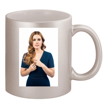 Amy Adams 11oz Metallic Silver Mug