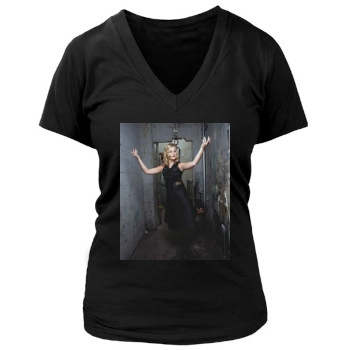 Amy Poehler Women's Deep V-Neck TShirt