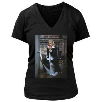 Amy Poehler Women's Deep V-Neck TShirt