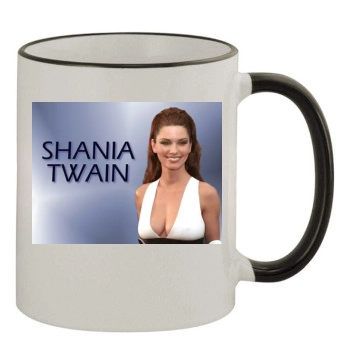 Shania Twain 11oz Colored Rim & Handle Mug