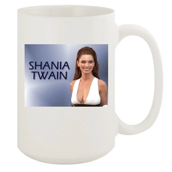 Shania Twain 15oz White Mug