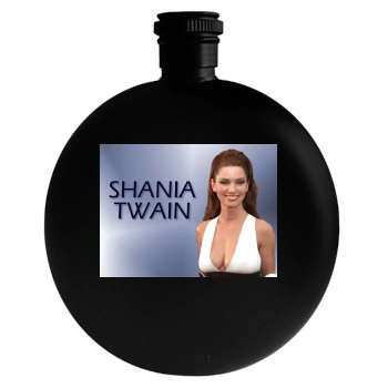 Shania Twain Round Flask