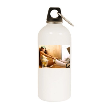 Shania Twain White Water Bottle With Carabiner