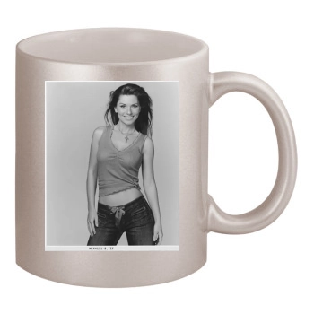 Shania Twain 11oz Metallic Silver Mug