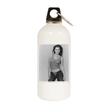 Shania Twain White Water Bottle With Carabiner