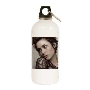 Shannyn Sossamon White Water Bottle With Carabiner